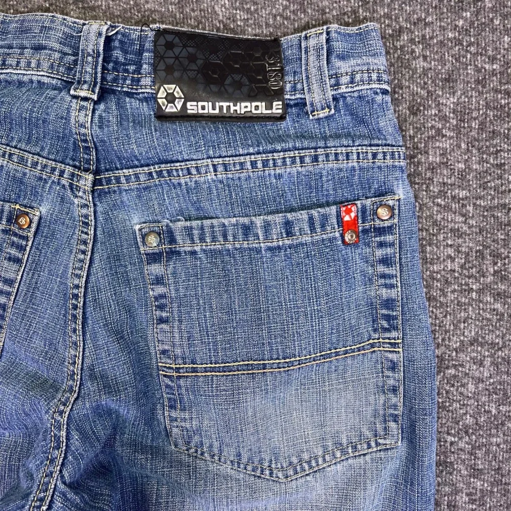 VTG Southpole Jeans Men 29x29 Red Tab 3180 Y2K Streetwear Baggy Relaxed Straight